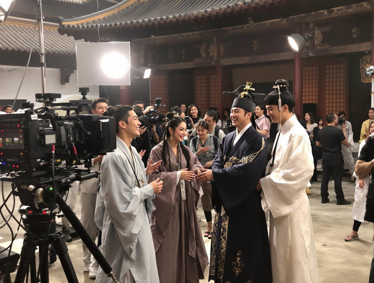 网暴吃瓜 - 《星河万里》剧组幕后花絮独家曝光,片场欢乐多 网暴吃瓜图集视频:《星河万里》剧组幕后花絮独家曝光,片场欢乐多